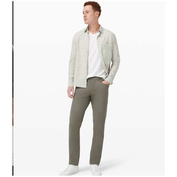 Lululemon ABC Slim Fit Pant Warpstreme Gray Sage, Size 31 - Picture 6 of 10